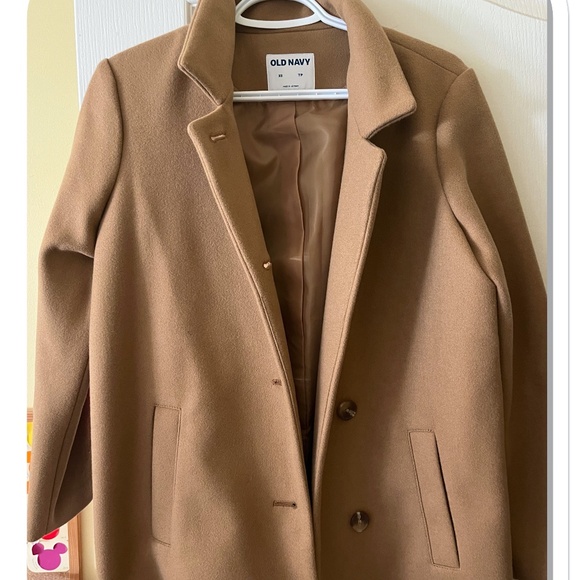 Brand New Never Used Old Navy Coat, Carmel colour, XS - Picture 1 of 3